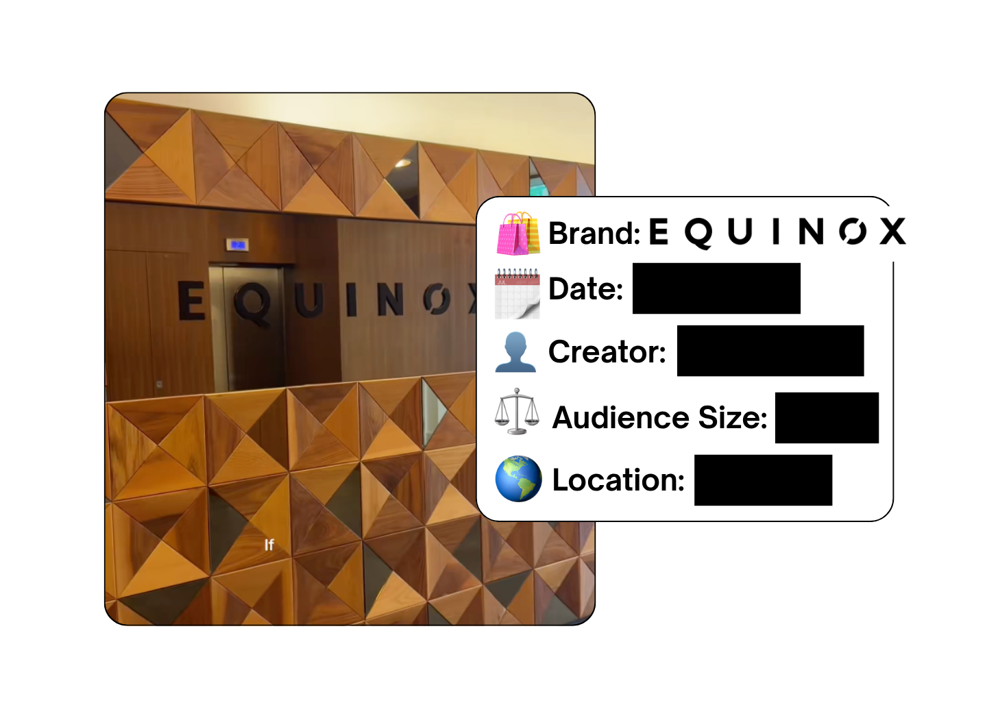 Spotted: Equinox in a new paid collab