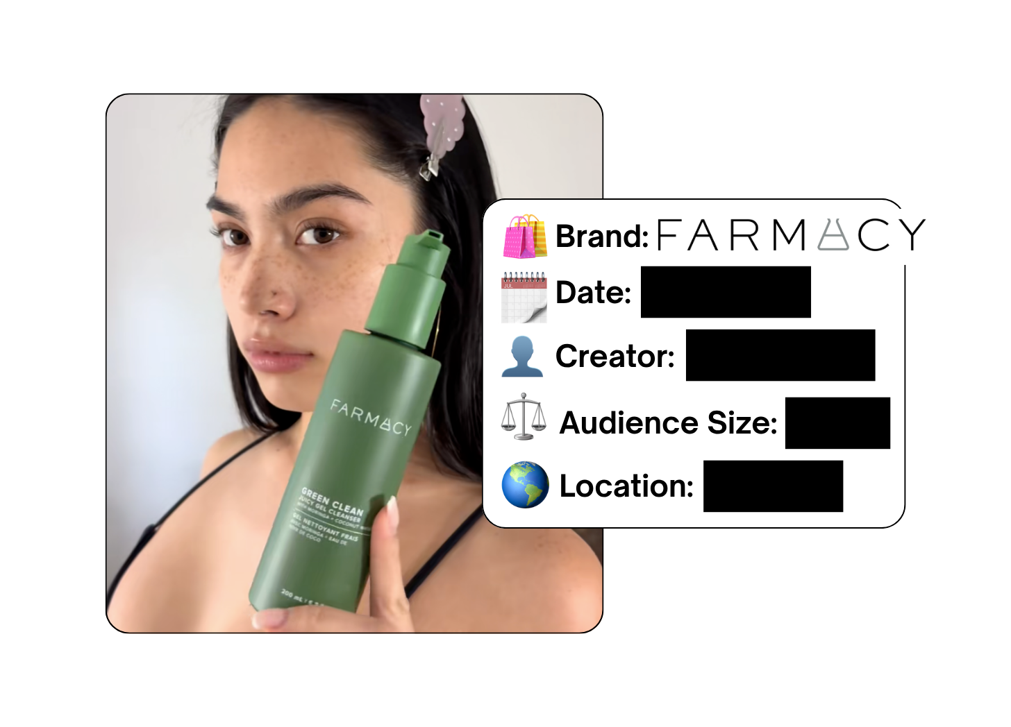 Spotted: Farmacy Beauty in a new paid collab