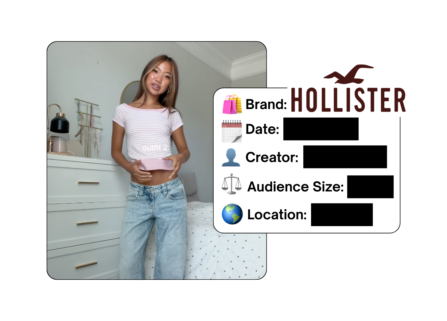 Spotted: Hollister in a new paid collab