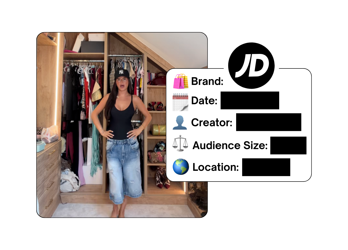 Spotted: JD in a new paid collab