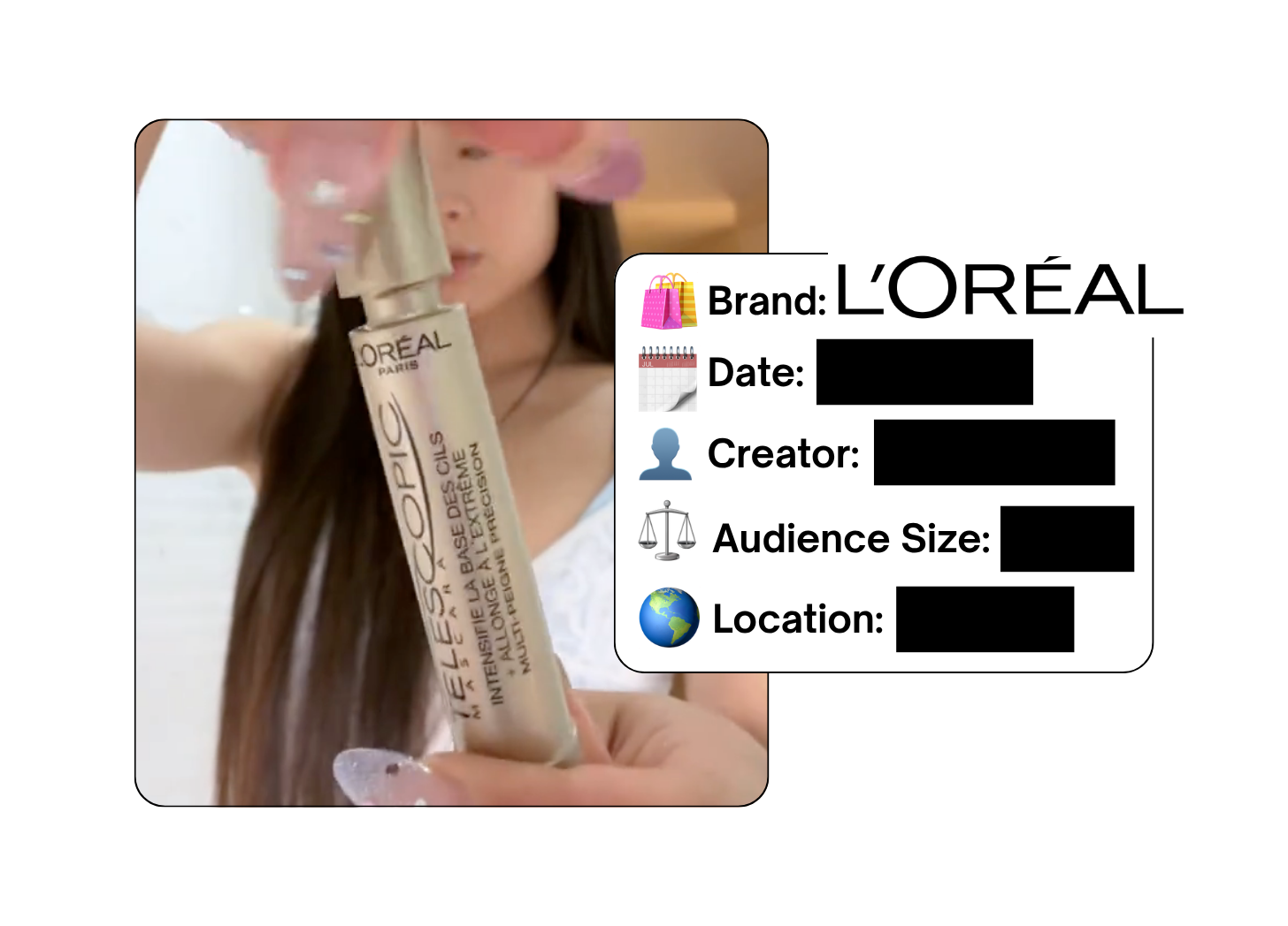 Spotted: L'Oreal in a new paid collab