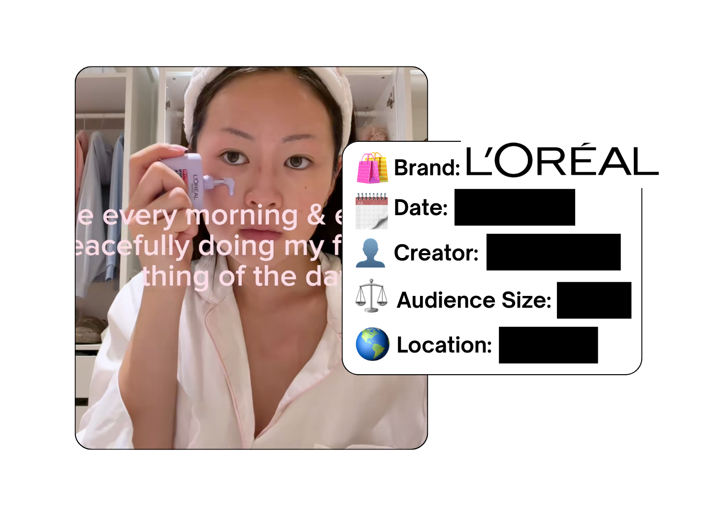 Spotted: L'Oreal in a new paid collab