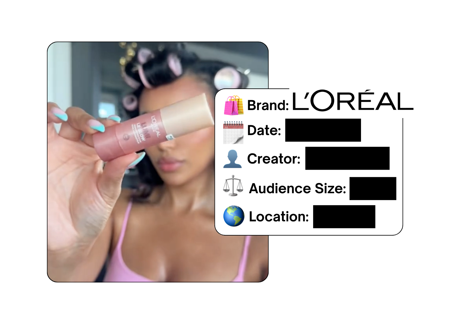 Spotted: L’Oreal in a new paid collab