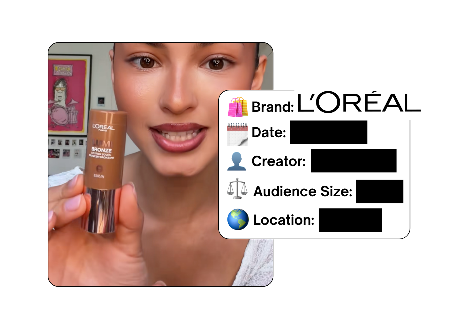 Spotted: L’Oreal in a new paid collab