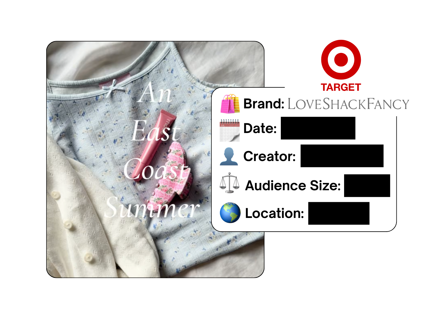 Spotted: LoveShackFancy x Target in a new paid collab