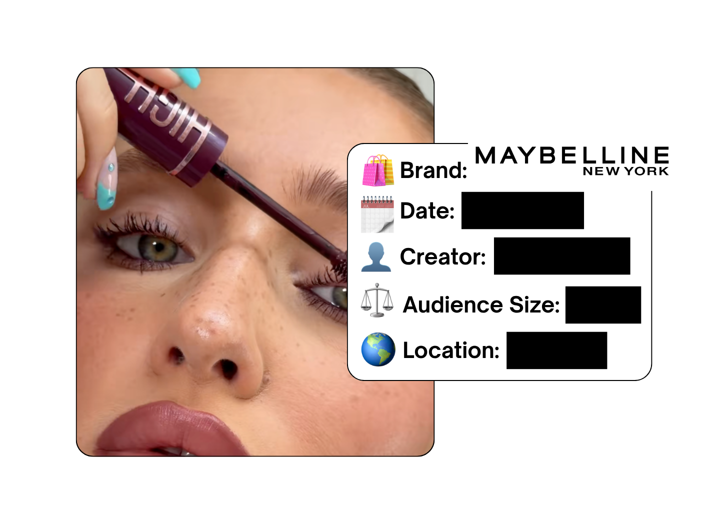 Spotted: Maybelline in a new paid collab