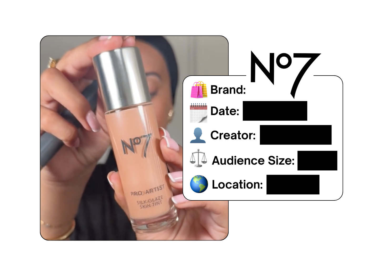 Spotted: No7 in a new paid collab