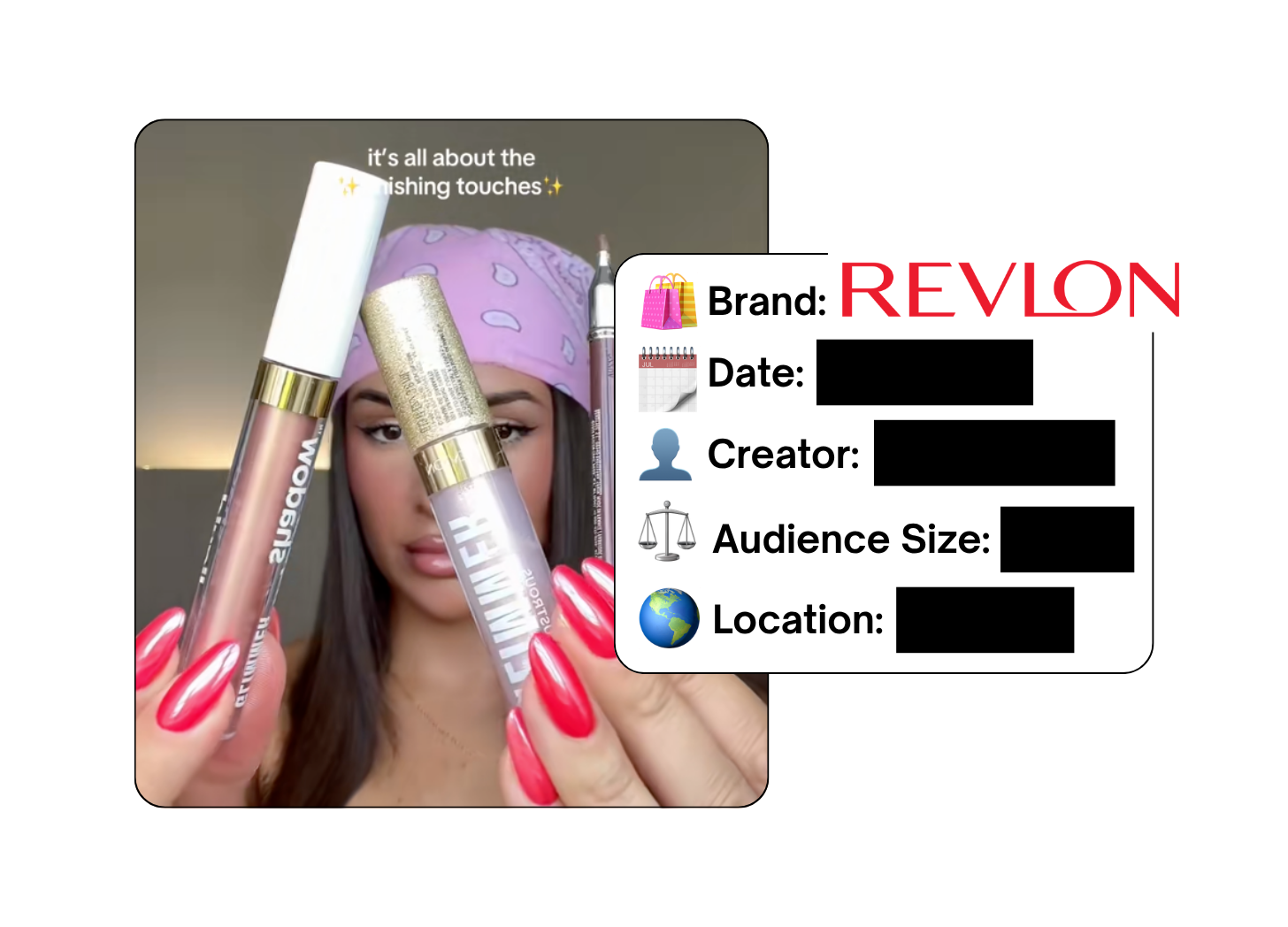 Spotted: Revlon in a new paid collab