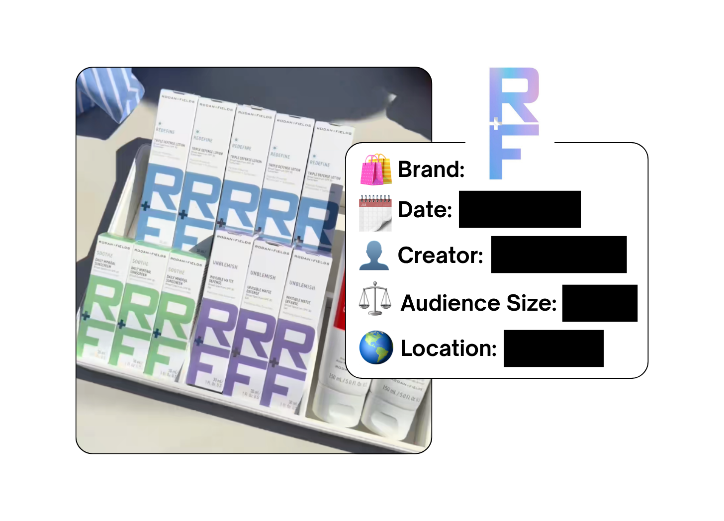 Spotted: Rodan and Fields in a new paid collab