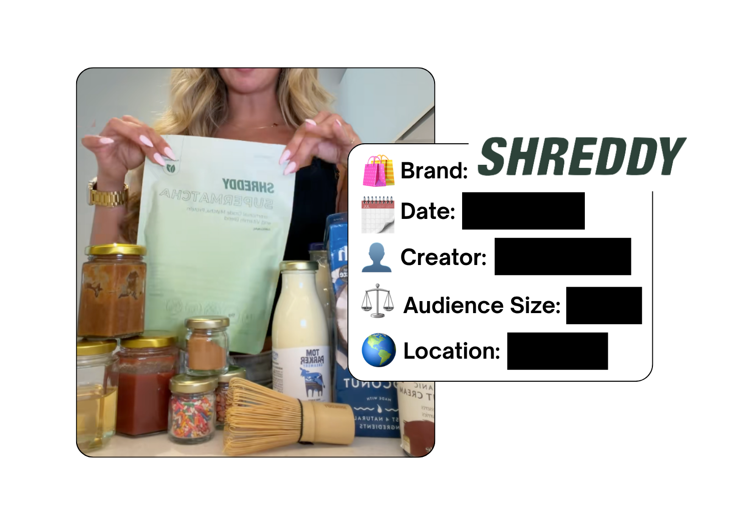 Spotted: SHREDDY in a new paid collab
