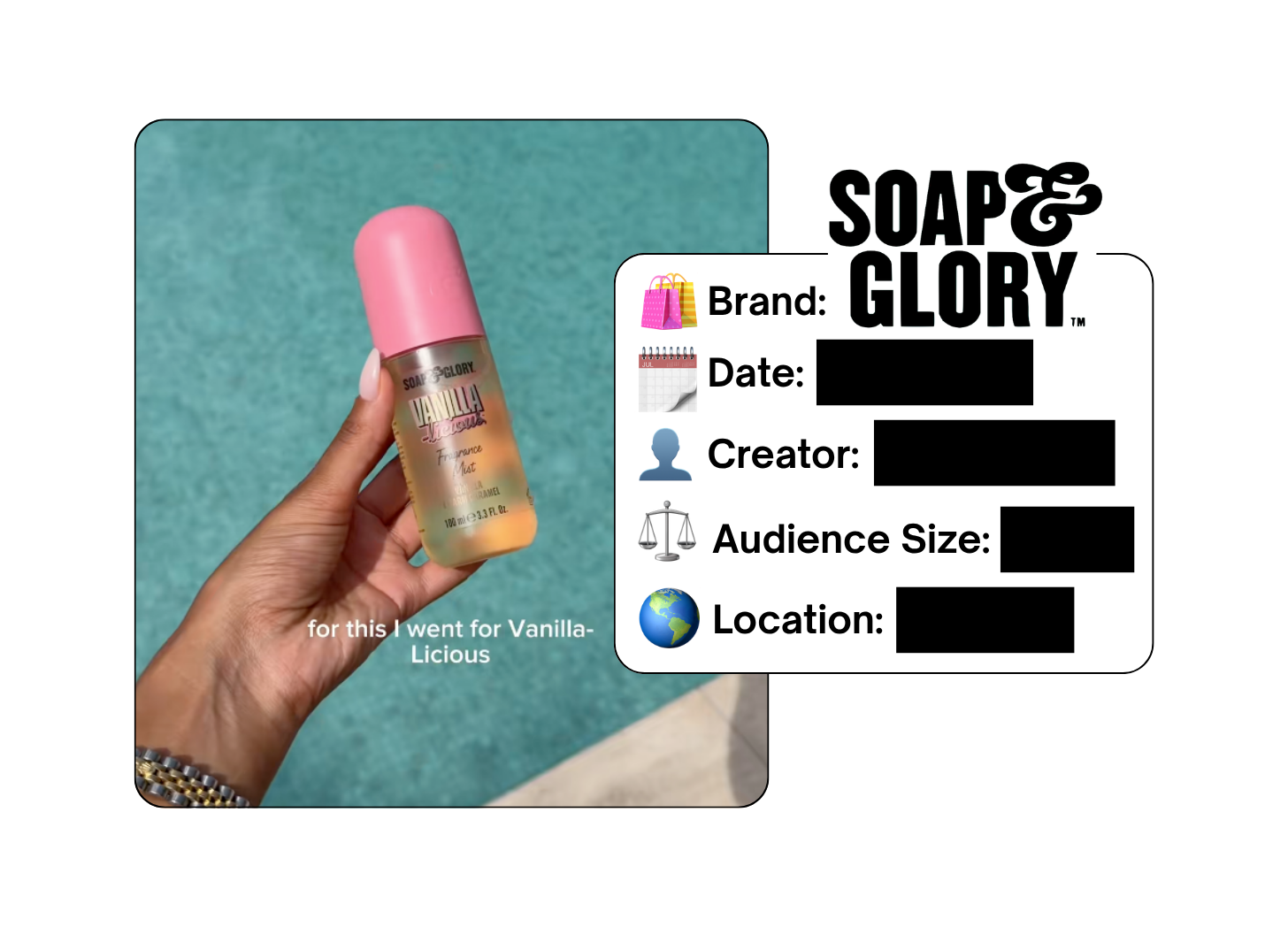 Spotted: Soap & Glory in a new paid collab