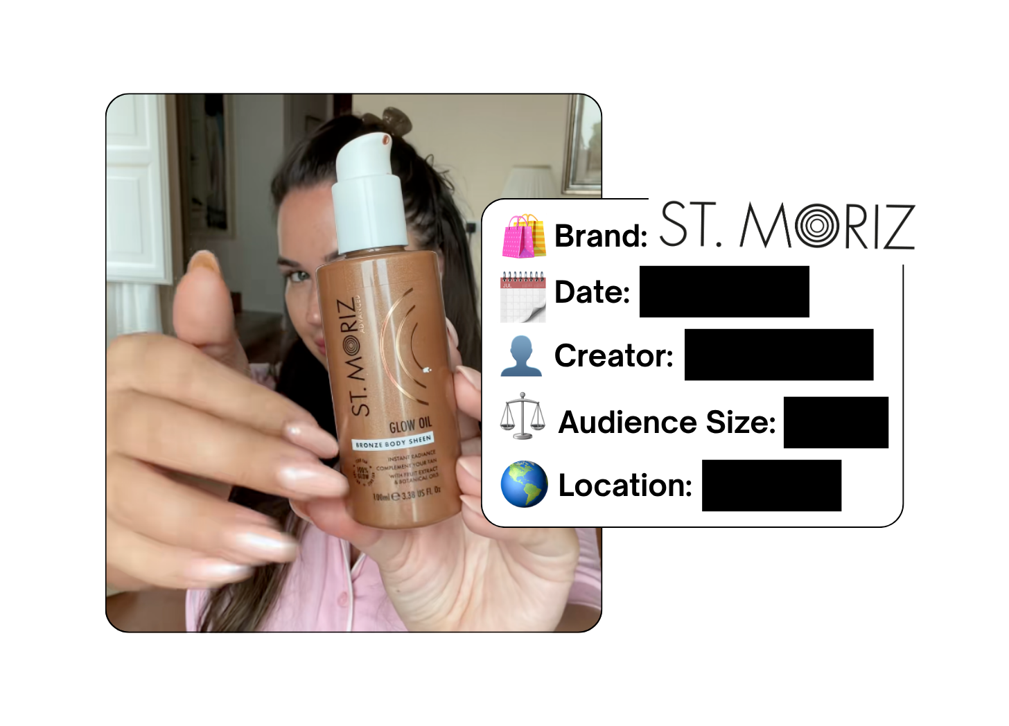 Spotted: St Moriz in a new paid collab