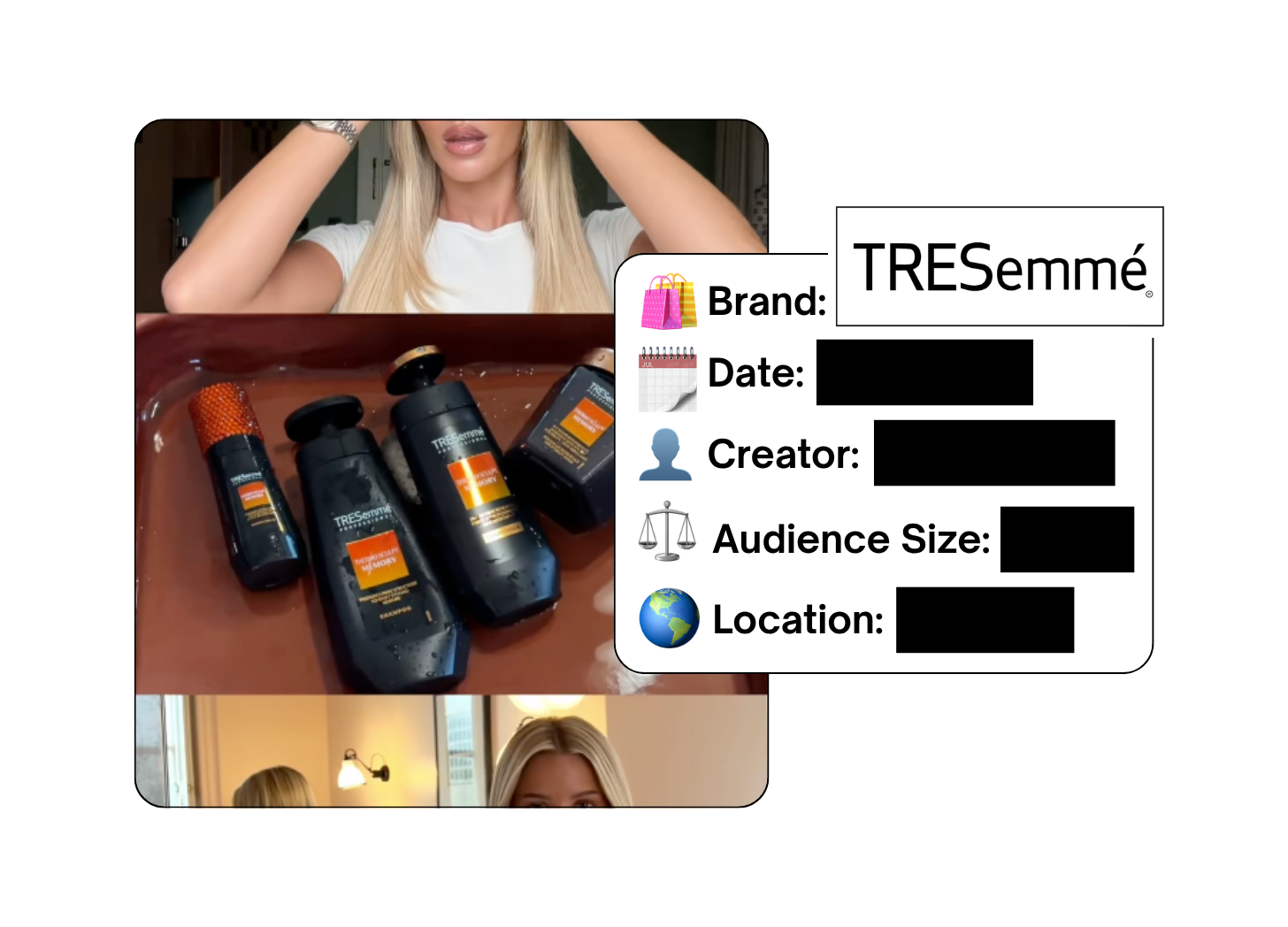 Spotted: TRESemmé in a new paid collab