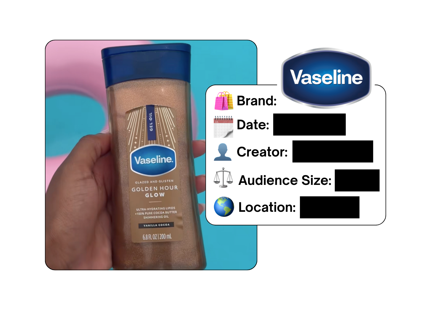 Spotted: Vaseline in a new paid collab