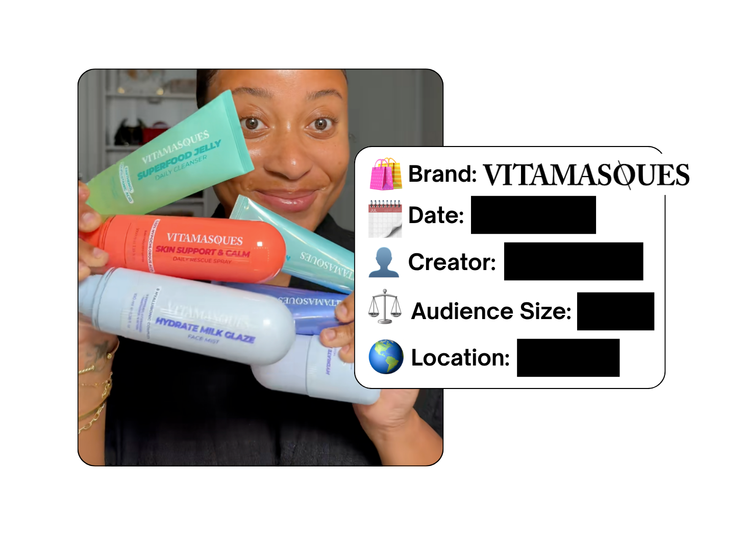 Spotted: Vitamasques in a new paid collab