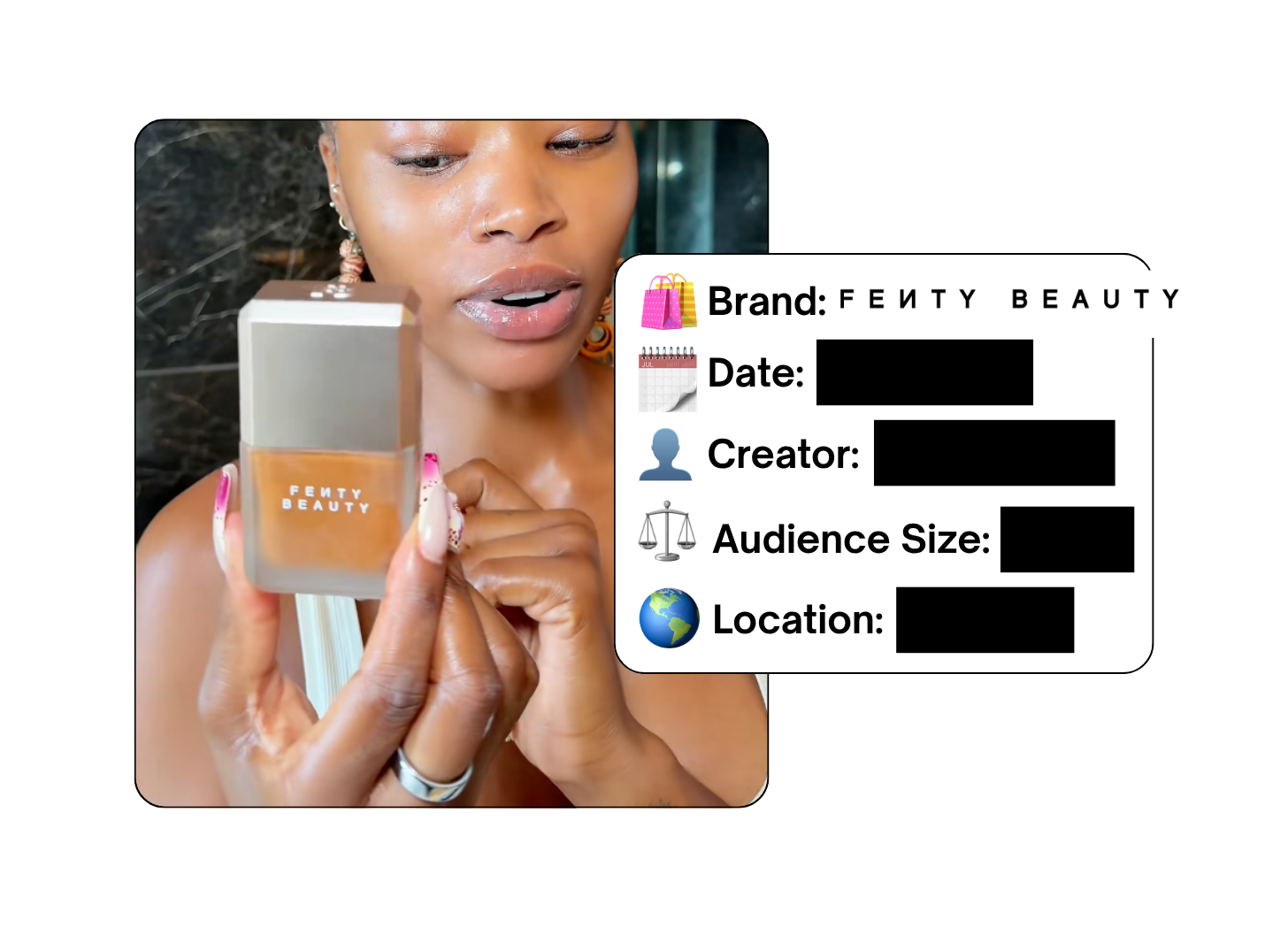 Spotted: Fenty Beauty in a new paid collab