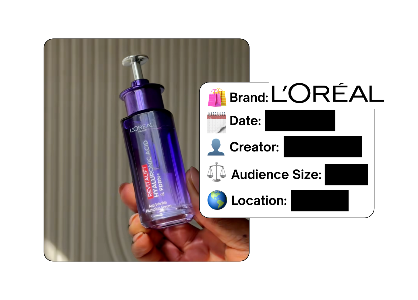 Spotted: L'Oreal in a new paid collab