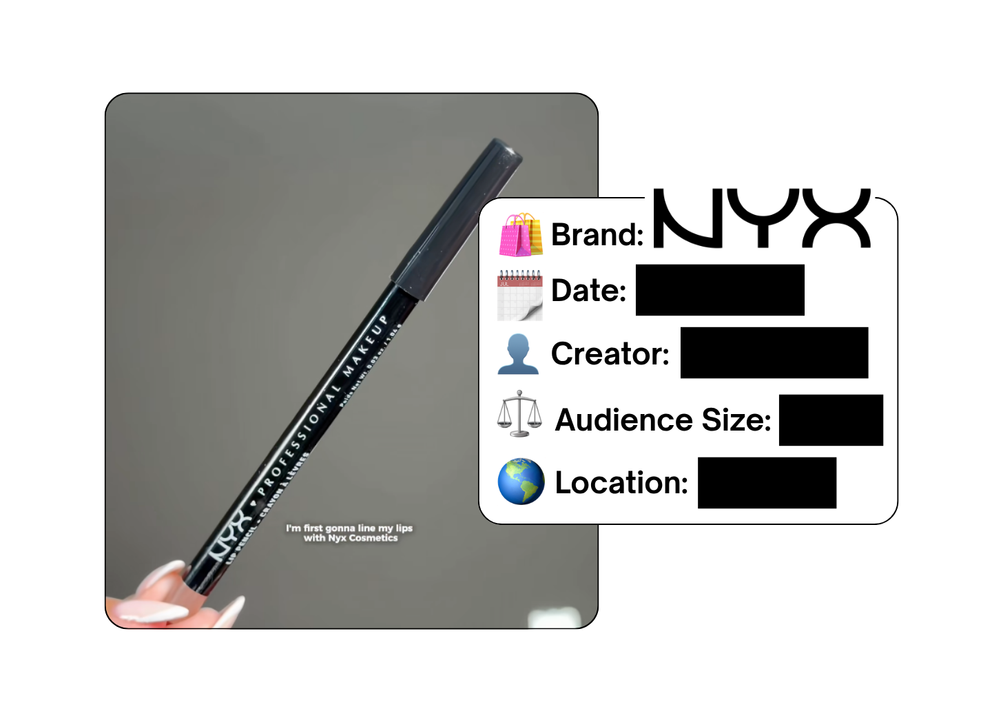 Spotted: NYX Cosmetics in a new paid collab
