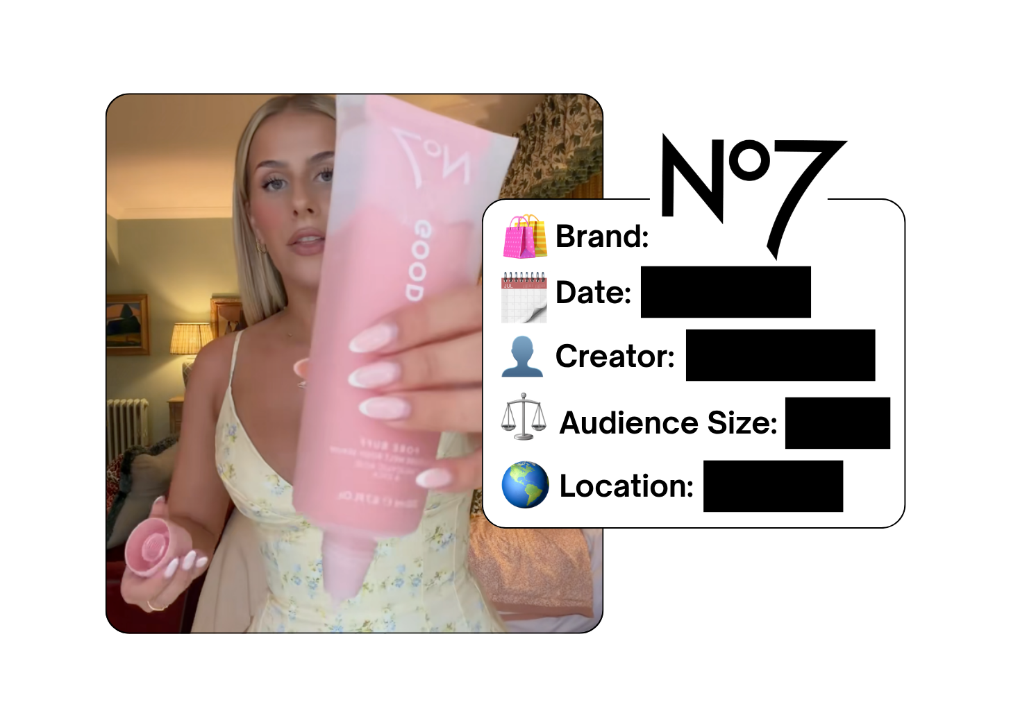 Spotted: No7 in a new paid collab