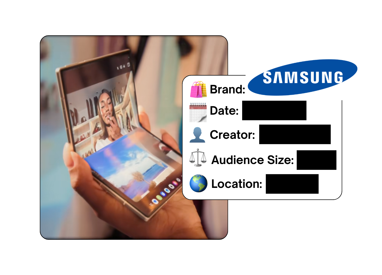 Spotted: Samsung in a new paid collab