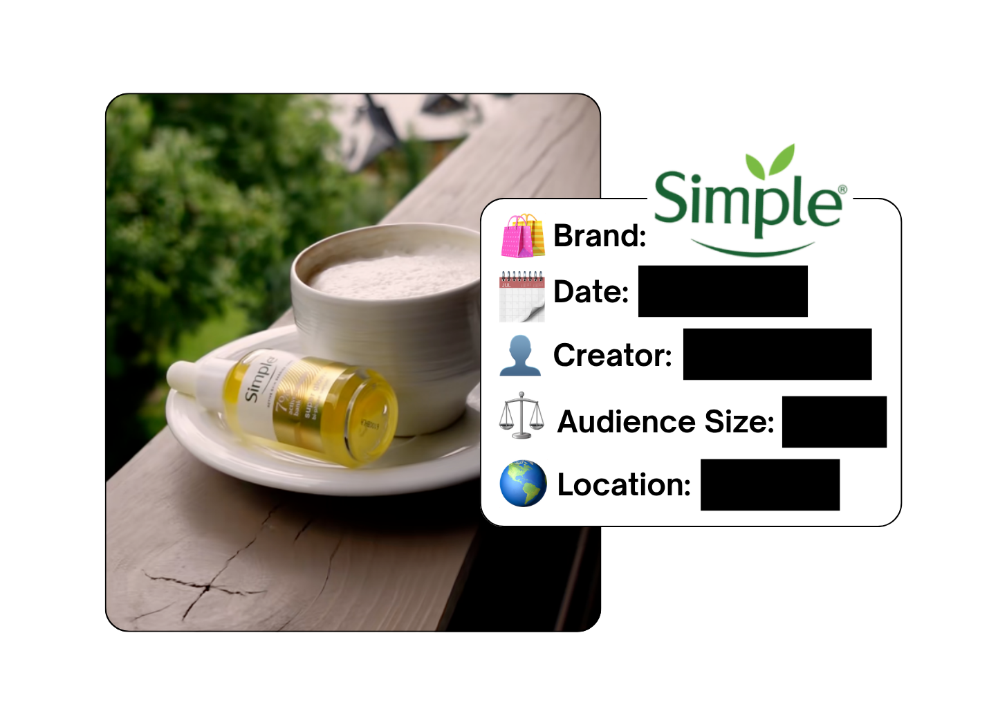Spotted: Simple Skincare in a new paid collab