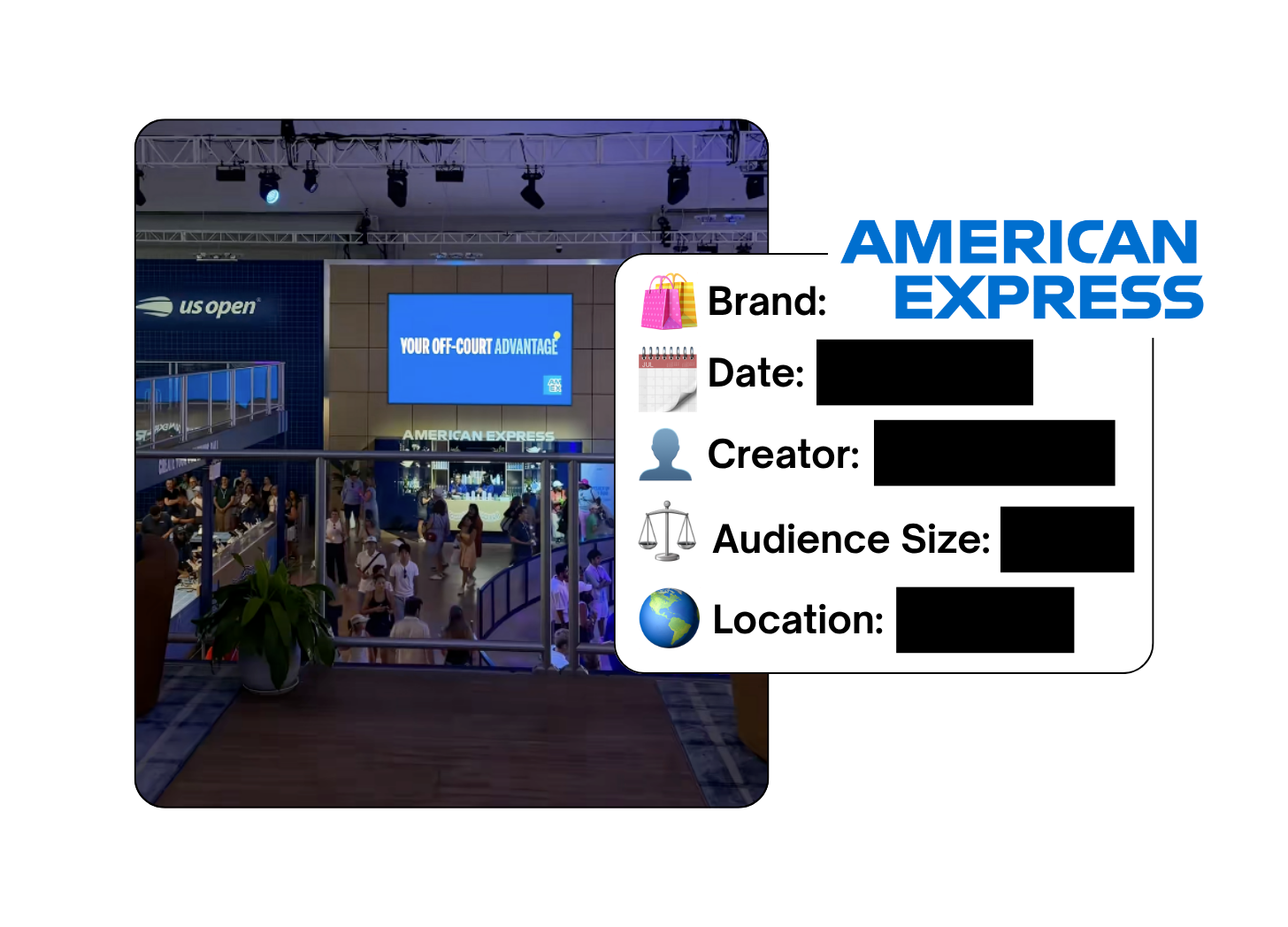 Spotted: American Express in a new paid collab