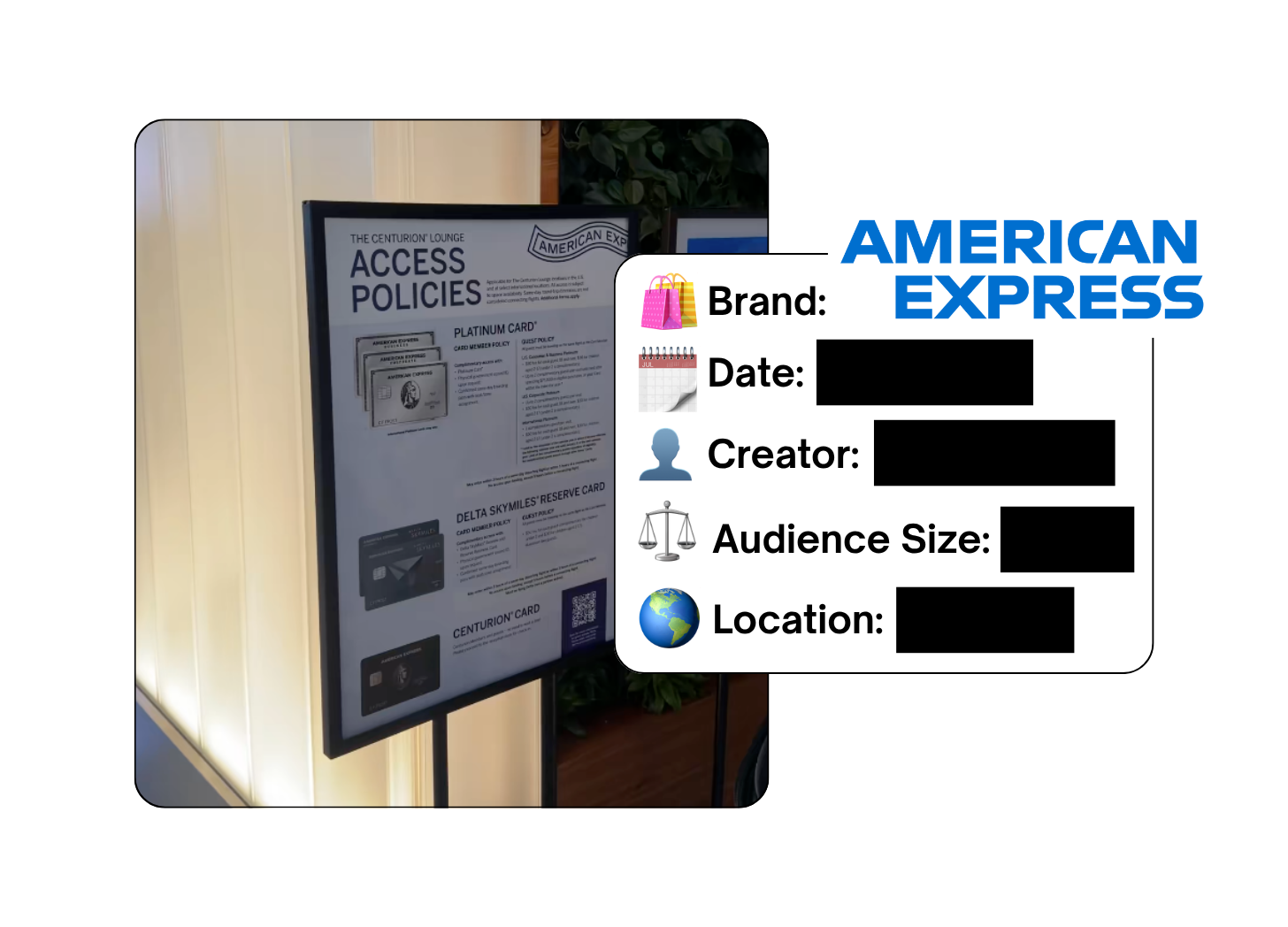 Spotted: American Express in a new paid collab