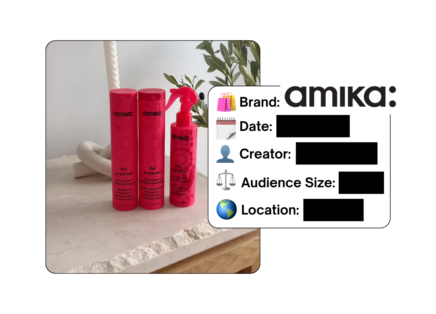 Spotted: Amika in a new paid collab