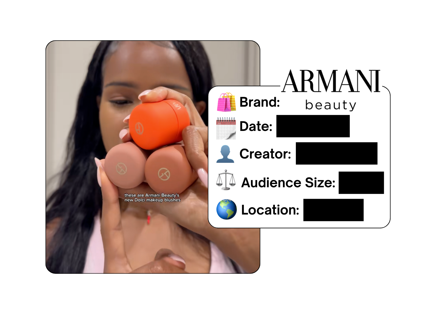 Spotted: Armani Beauty in a new paid collab