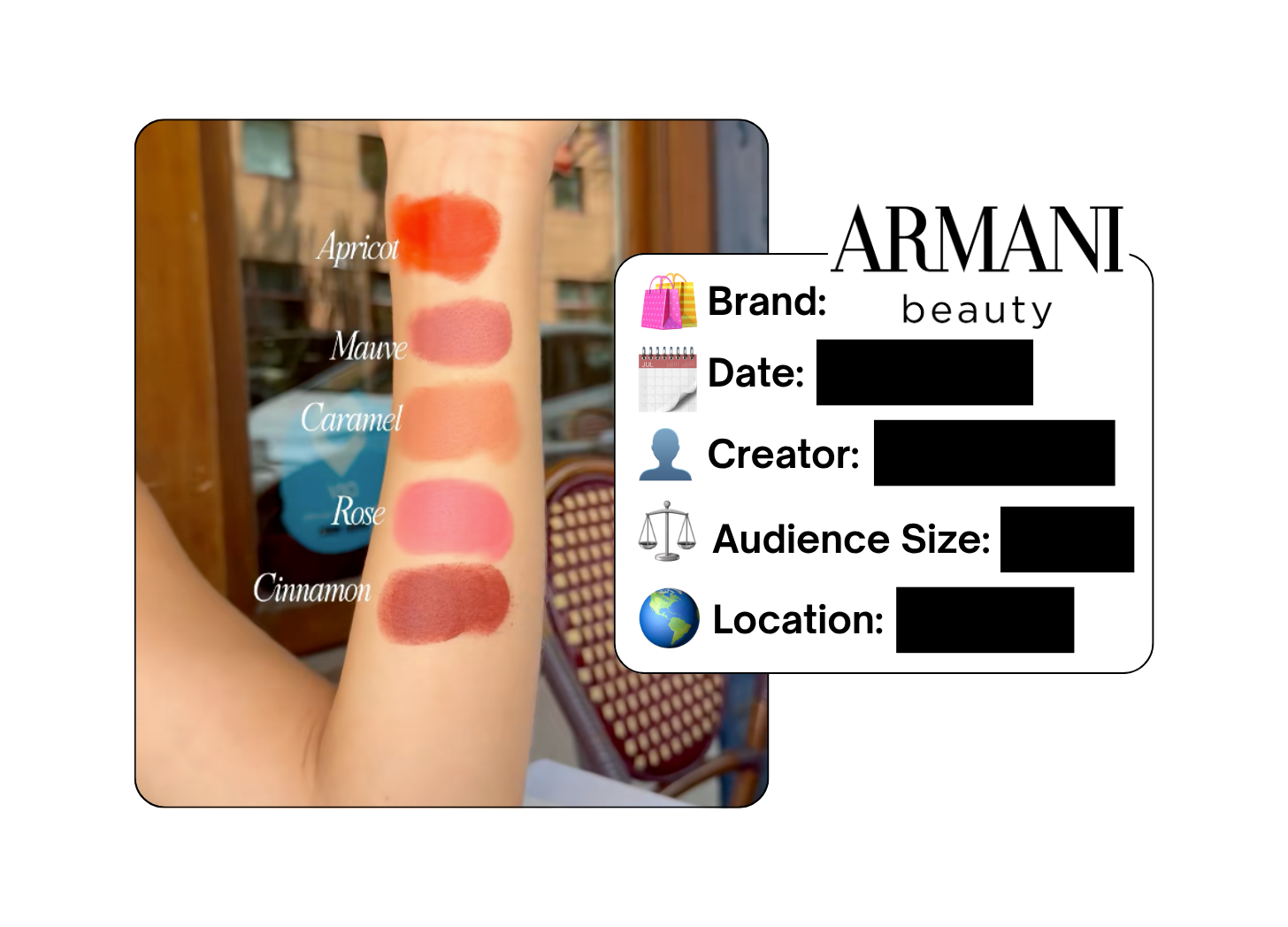 Spotted: Armani Beauty in a new paid collab