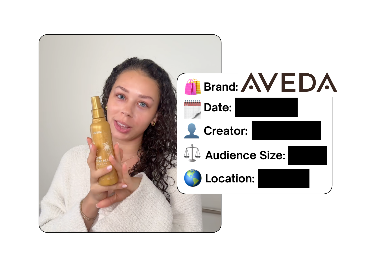 Spotted: Aveda in a new paid collab