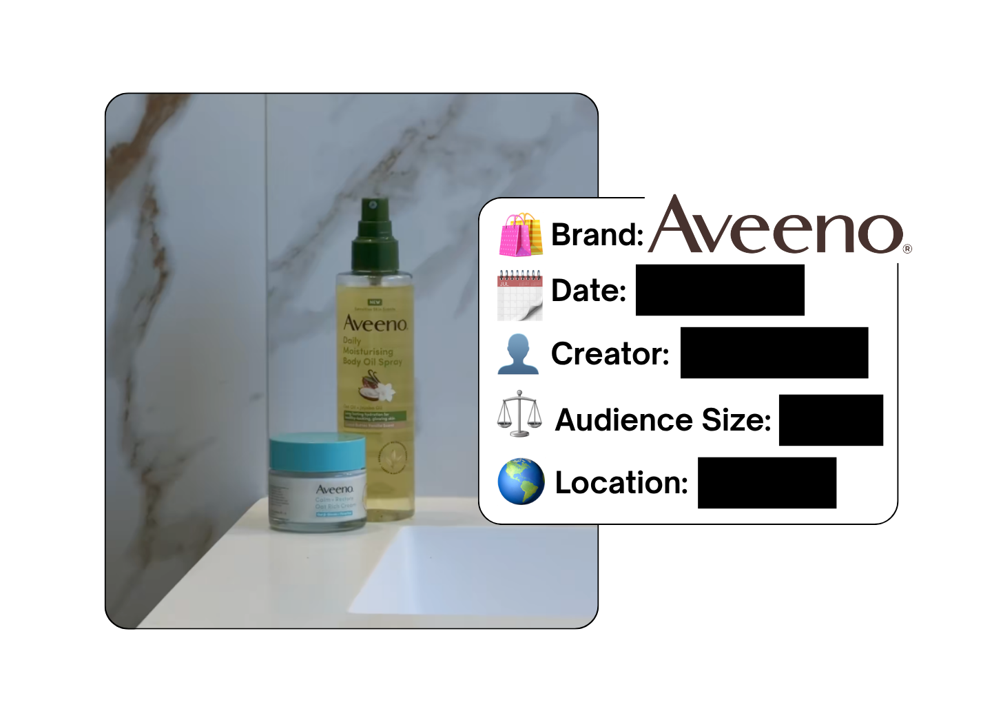 Spotted: Aveeno in a new paid collab