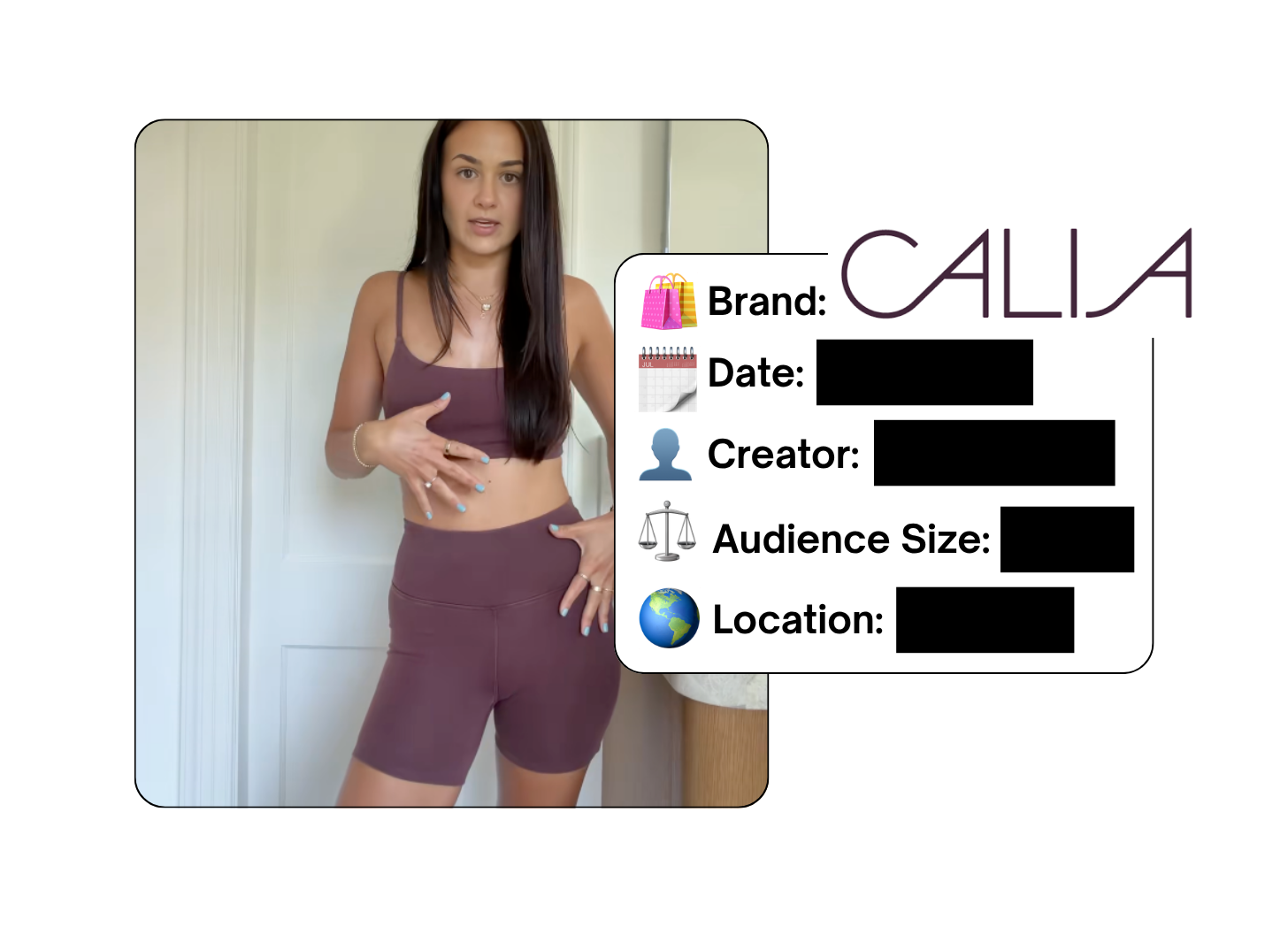 Spotted: CALIA in a new paid collab