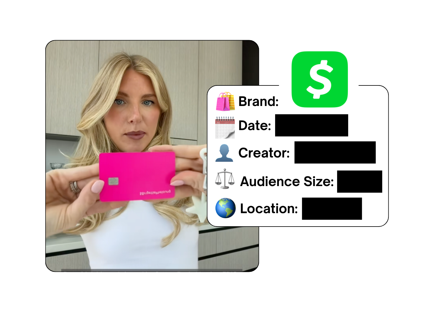 Spotted: Cash App in a new paid collab