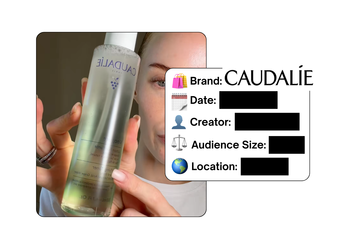 Spotted: Caudalie in a new paid collab