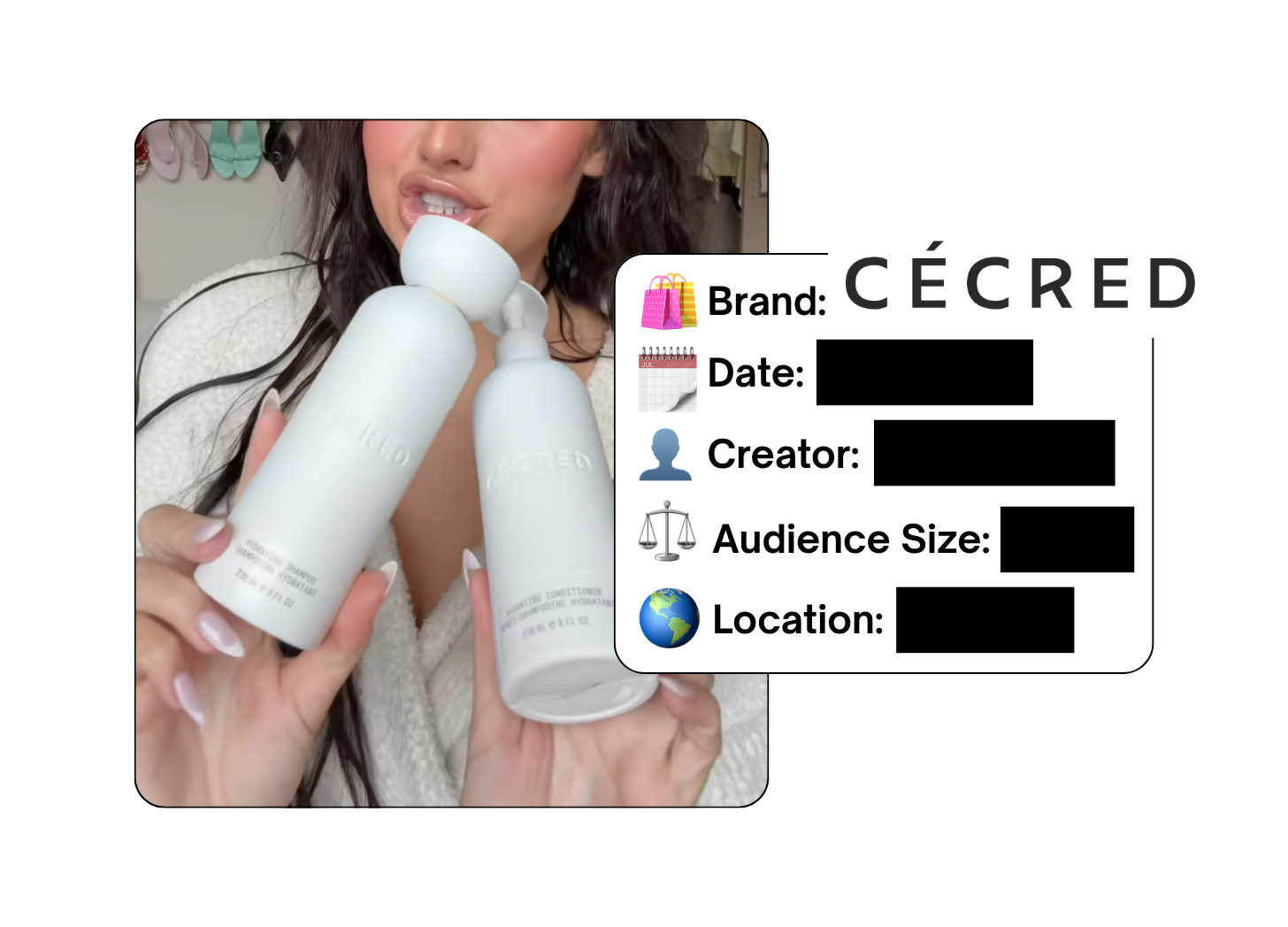 Spotted: Cécred in a new paid collab