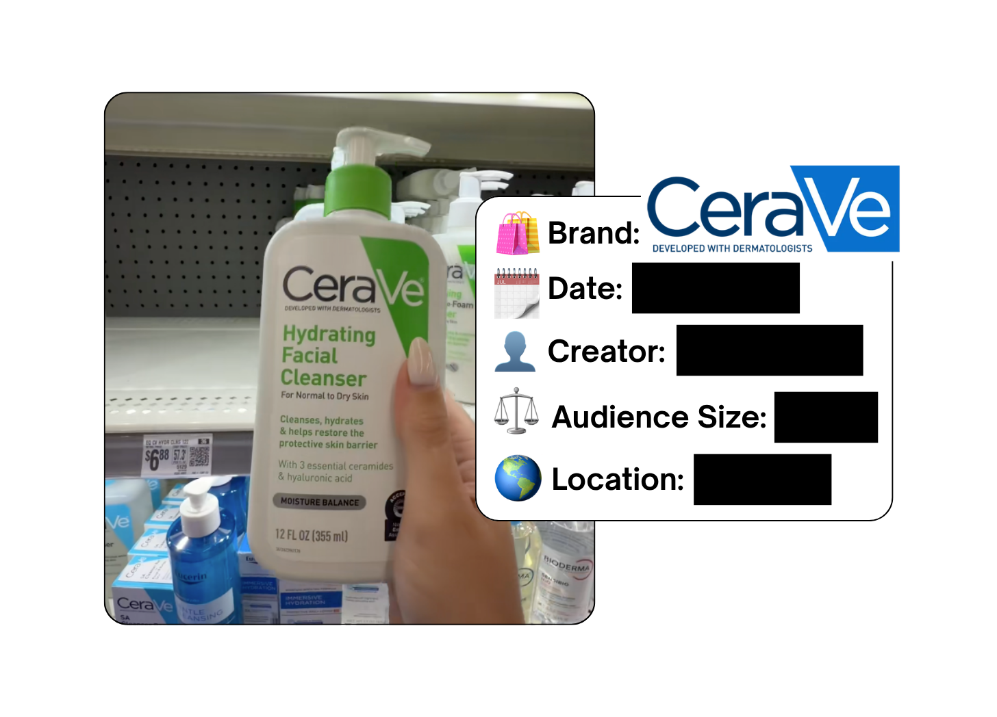 Spotted: CeraVe in a new paid collab