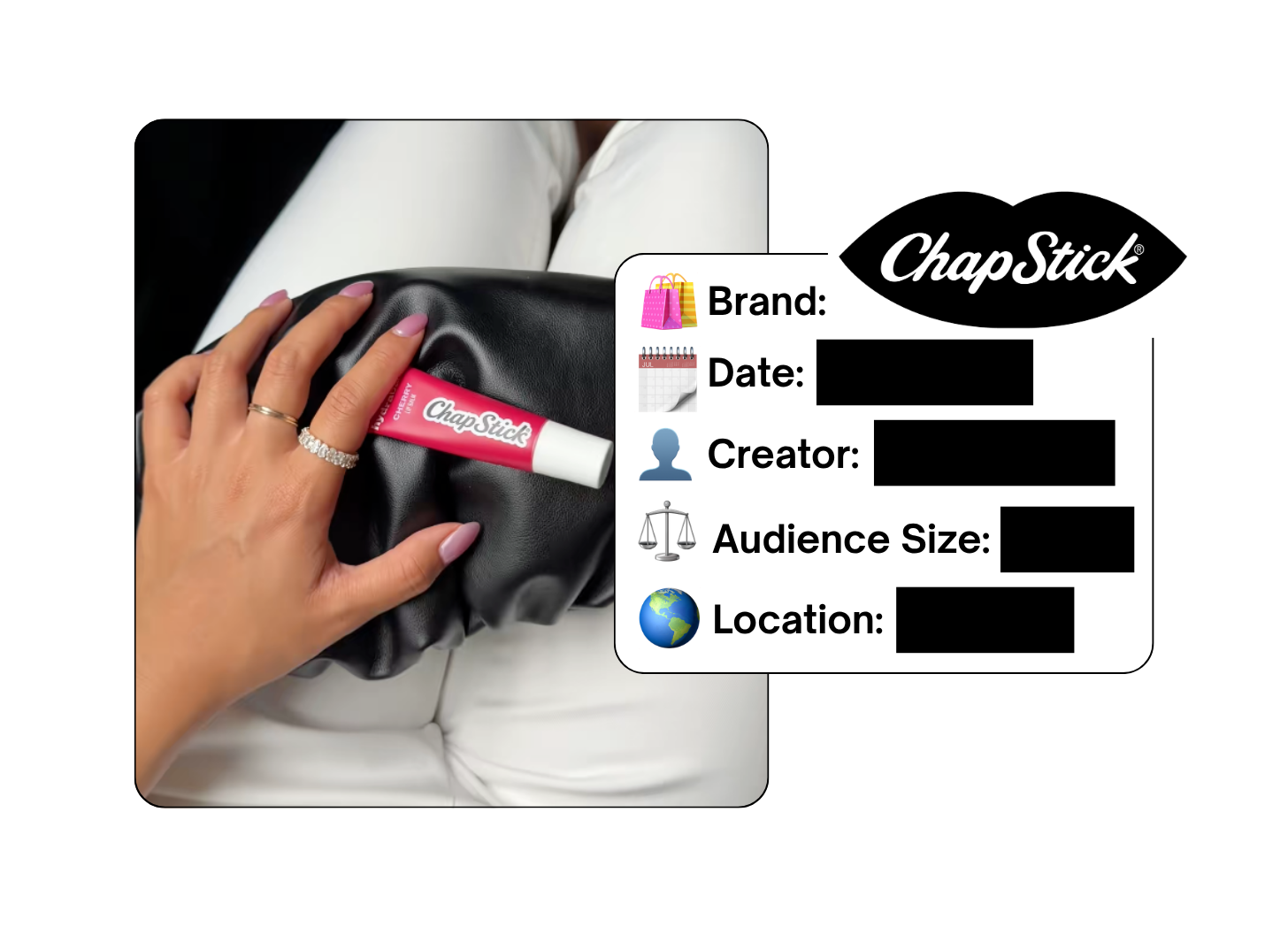 Spotted: ChapStick in a new paid collab