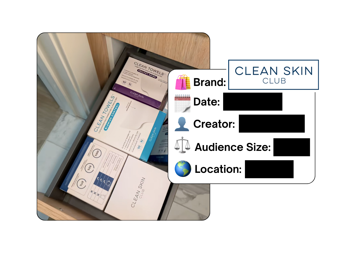 Spotted: Clean Skin Club in a new paid collab