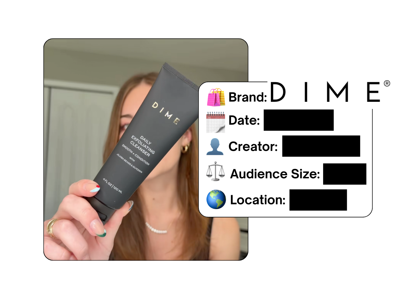 Spotted: DIME Beauty in a new paid collab