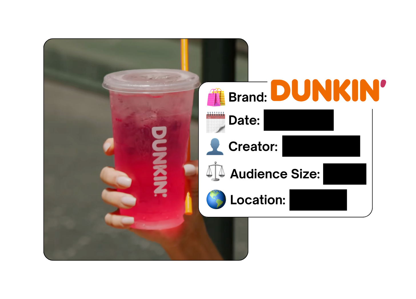 Spotted: Dunkin' in a new paid collab