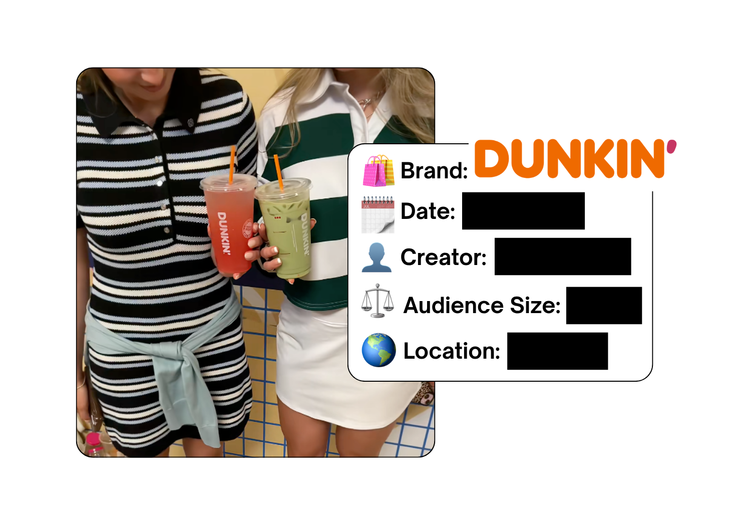 Spotted: Dunkin' in a new paid collab