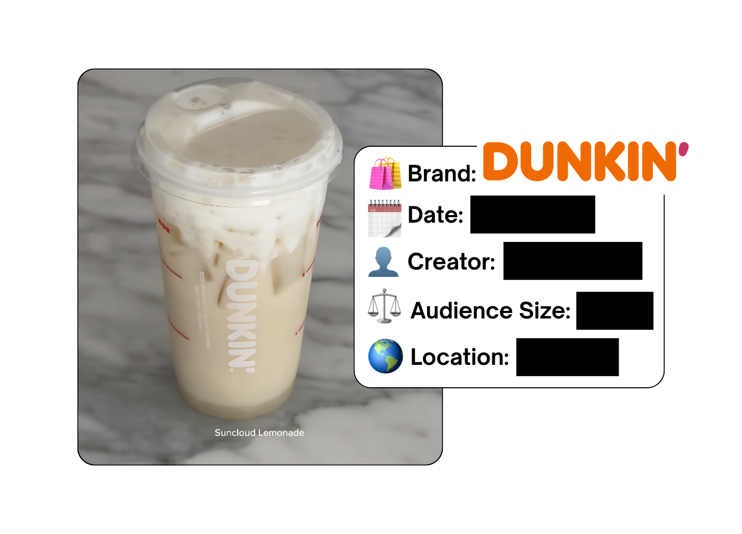 Spotted: Dunkin' in a new paid collab