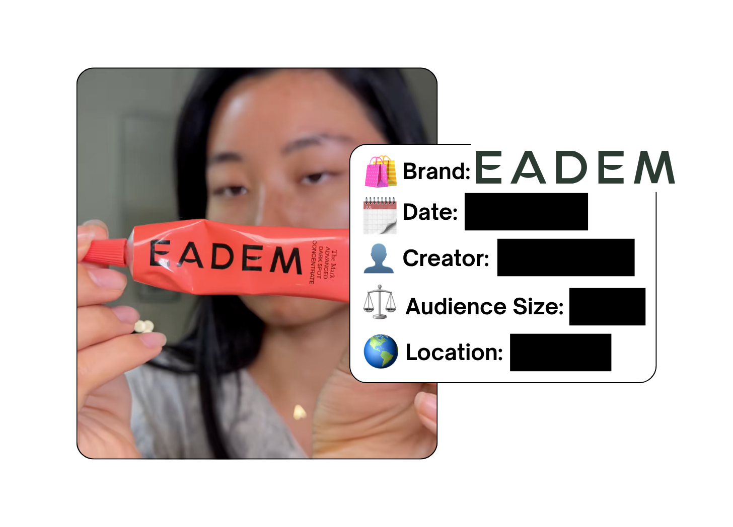 Spotted: EADEM in a new paid collab