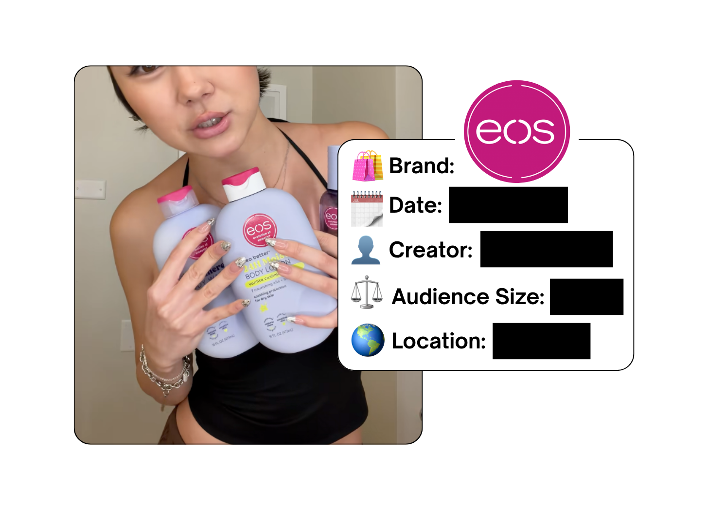 Spotted: EOS in a new paid collab
