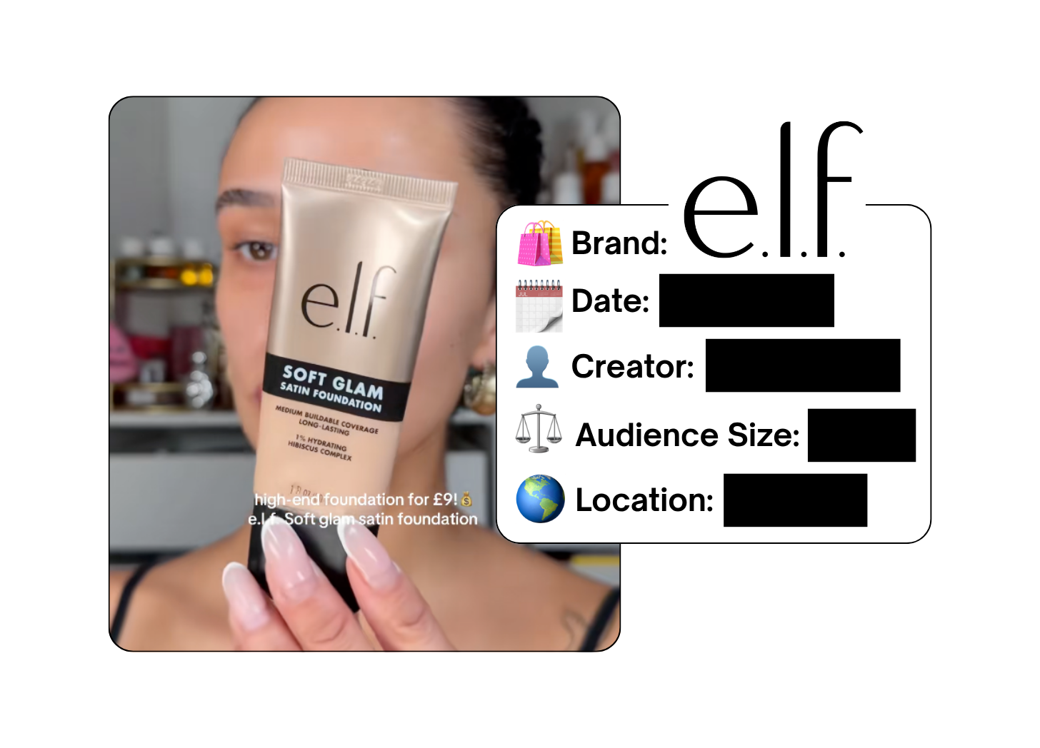 Spotted: Elf Cosmetics in a new paid collab