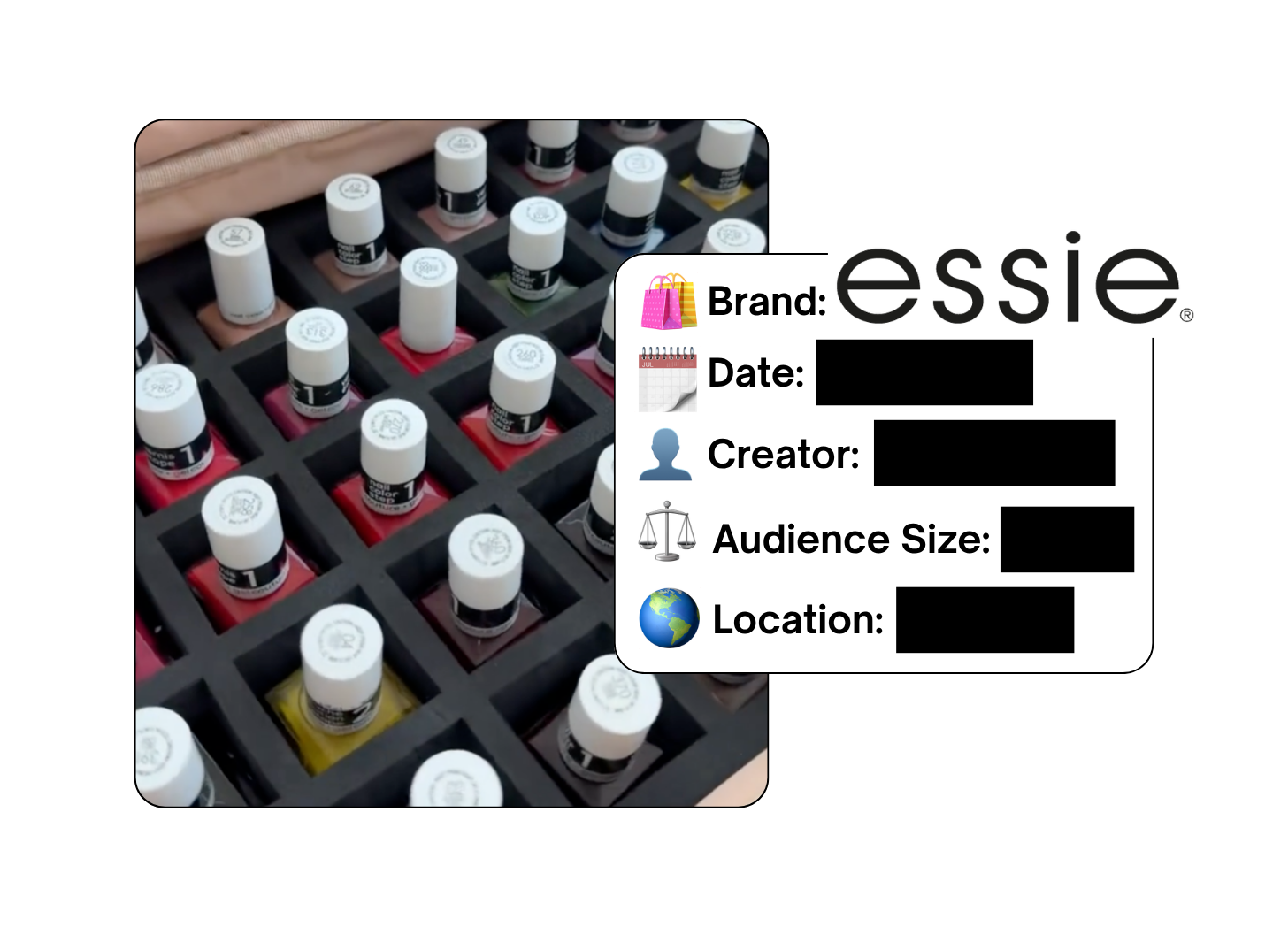 Spotted: Essie in a new paid collab