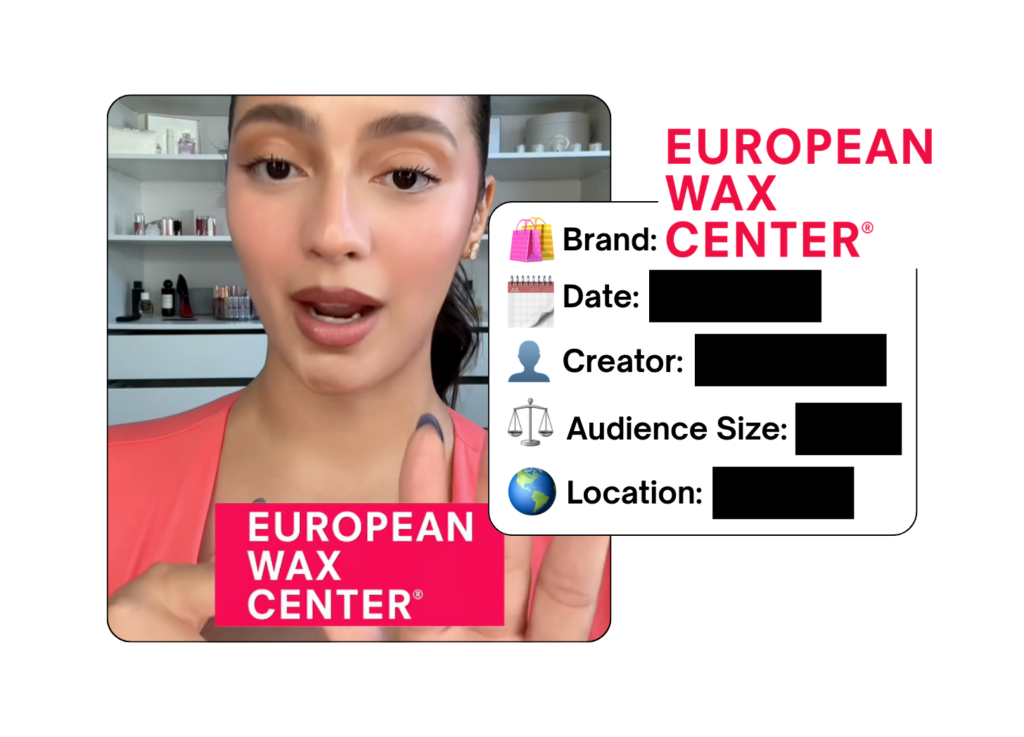 Spotted: European Wax Center in a new paid collab