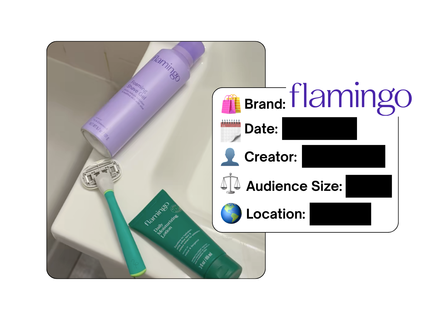 Spotted: Flamingo in a new paid collab