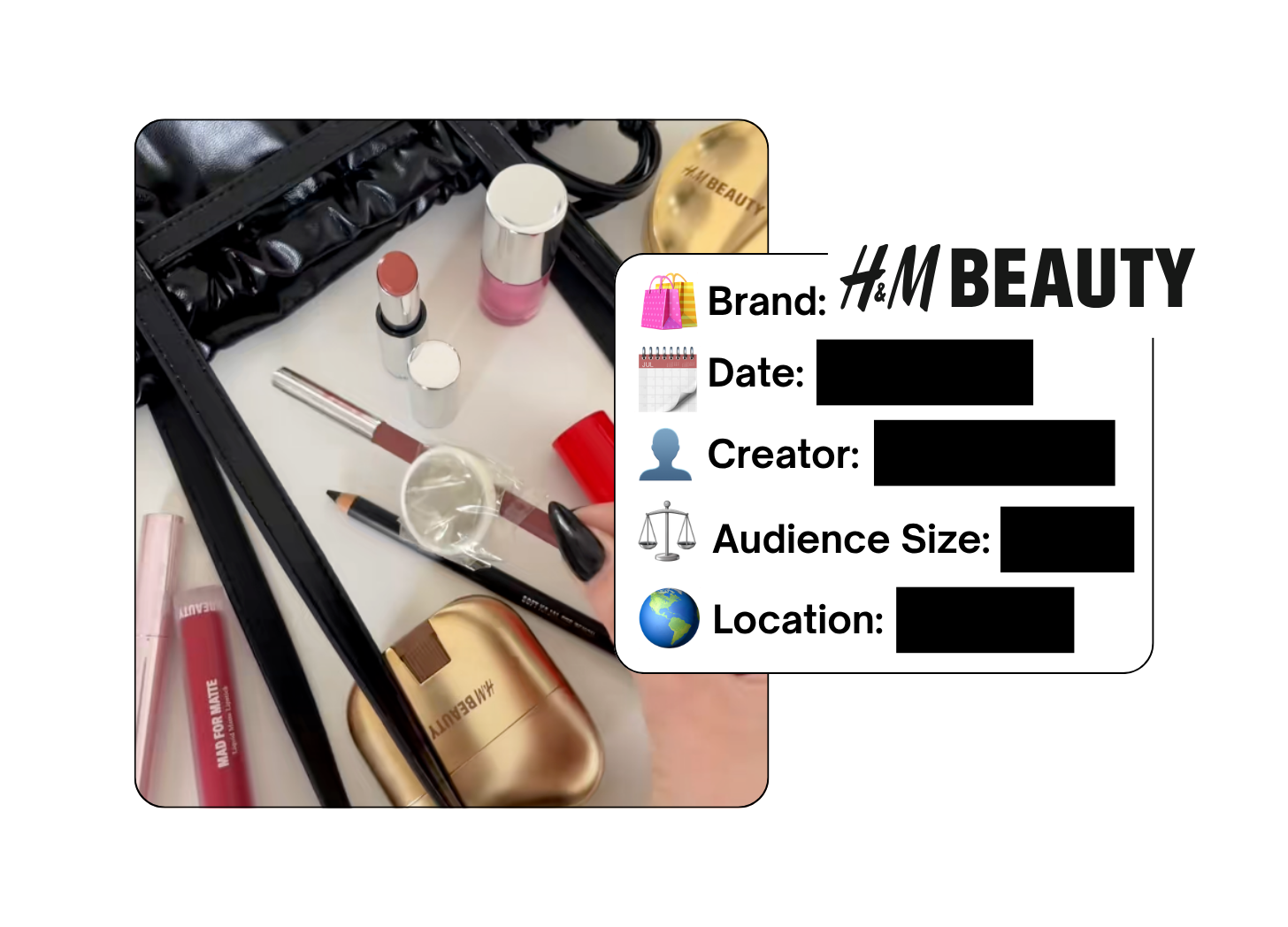Spotted: H&M Beauty in a new paid collab
